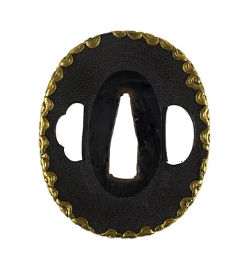 Tsuba with Clouds