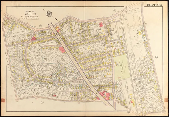 Atlas of the city of Boston, Dorchester
