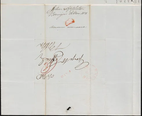 John Appleton to George Coffin, 28 November 1838
