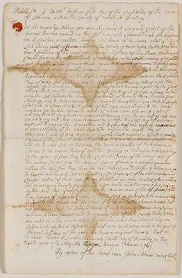 Town tax warrant to Joshua Child