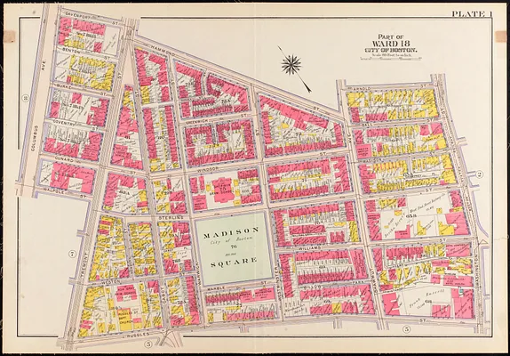 Atlas of the city of Boston, Roxbury