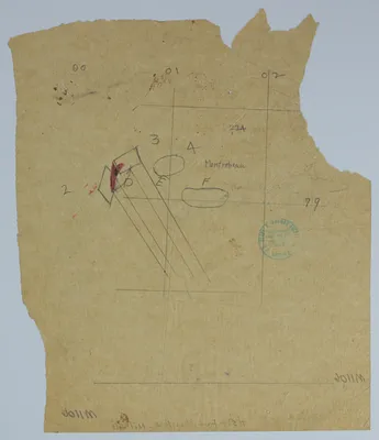 Map of 129th Field Artillery Positions