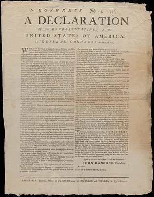 In Congress, July 4, 1776