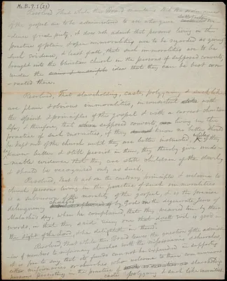 Resolutions drafted to be offered at New Haven, but not offered in consequence of my not getting there by Amos Augustus Phelps
