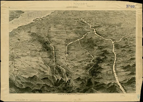 Pictorial map of the seat of war in Europe