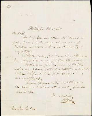 Letter from Salmon Portland, Manchester, [England], to Theodore Parker, 1854 Feb[ruary] 13
