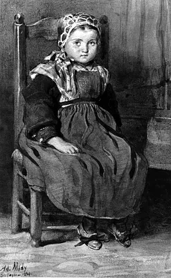 Little Breton Peasant Girl