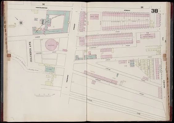 Insurance map of Boston : volume 2