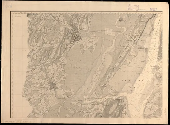 Map of New-York Bay and Harbor and the environs
