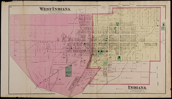 West Indiana, White Township ; Indiana, White Township