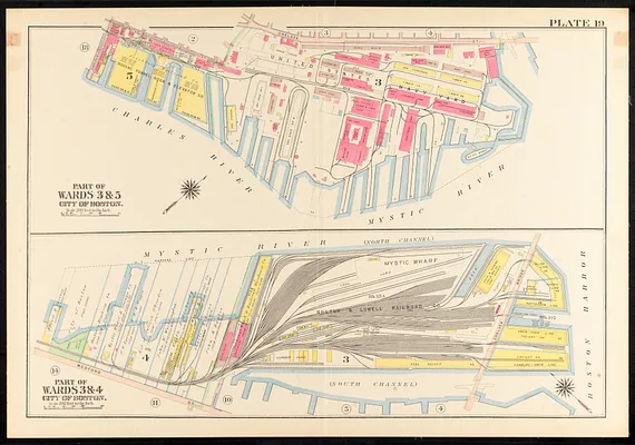 Atlas of the city of Boston, Charlestown and East Boston