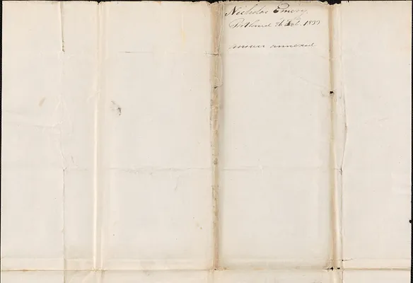 Nicholas Emery to George Coffin, 26 February 1833