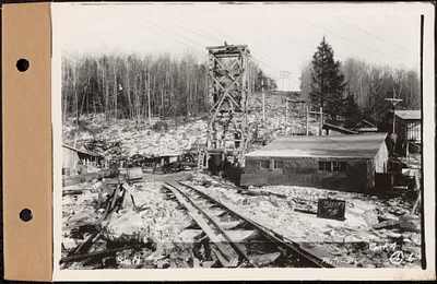 Contract No. 4, Sinking Shaft 5 for Wachusett-Coldbrook Tunnel, Rutland, Shaft 5, Rutland, Mass., Jan. 5, 1928