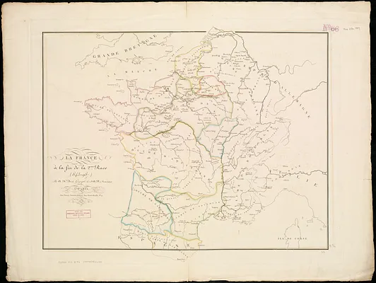 La France à la fin de la 2eme. race (843-987)