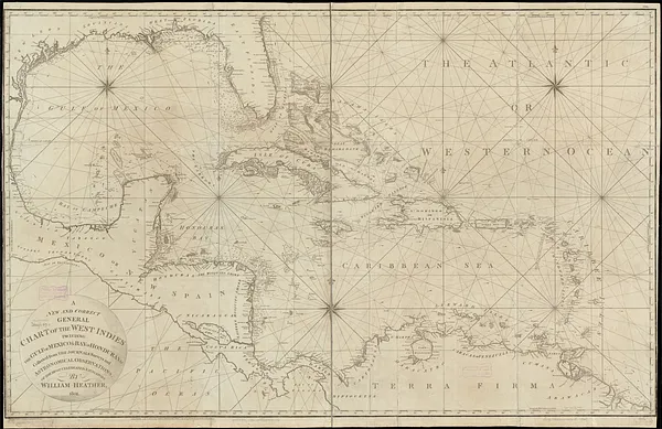 A new and correct general chart of the West Indies including the Gulf of Mexico & Bay of Honduras &c