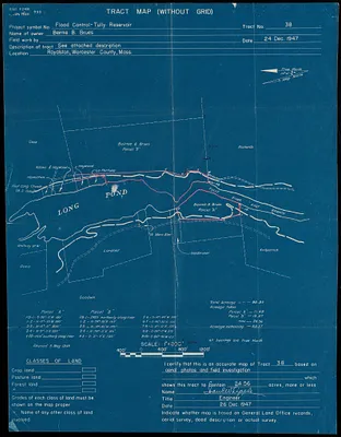 Tract Map (Without Grid) Flood Control - Tully Reservoir