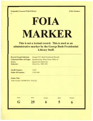Video Scripts 10/20/89 [OA 3536] [2]