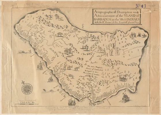 A topographicall description and admeasurement of the yland of Barbados in the West Indyaes