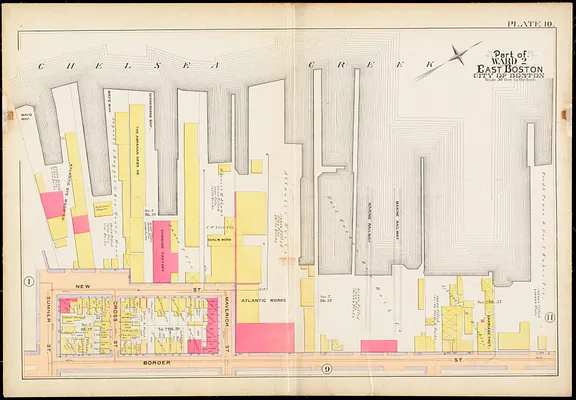 Atlas of the city of Boston : East Boston, Mass.
