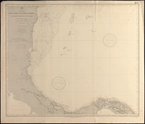 North America, east coast of Central America, Cape Gracias á Dios to Gulf of Darien