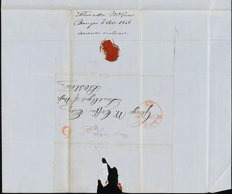 Thornton McGaw to George Coffin, 1 October 1846
