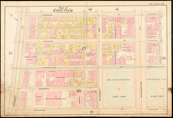 Atlas of the city of Boston : city proper