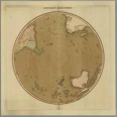 Map of the Southern Hemisphere
