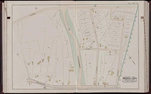 Atlas of the city of Boston, volume seven, Brighton, Mass.