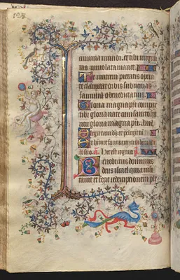 Hours of Charles the Noble, King of Navarre (1361-1425): fol. 64v, Text