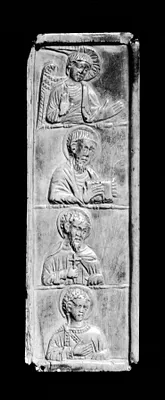 Triptych Wing with an Angel and Saints