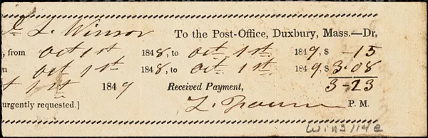 Miscellaneous household receipts
