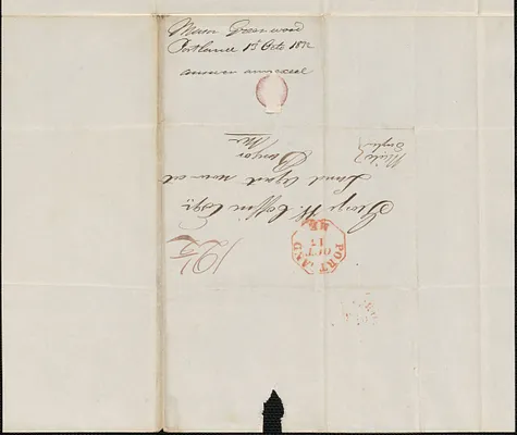 Mason Greenwood to George Coffin, 13 October 1832