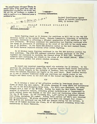 Memorandum, Daily Korean Bulletin