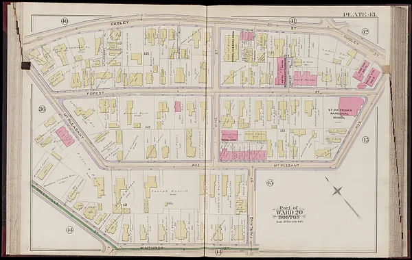 Atlas of the city of Boston : Roxbury, Mass. : volume four : from actual surveys and official records
