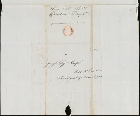 Tim W. Hall to George Coffin, 28 May 1834