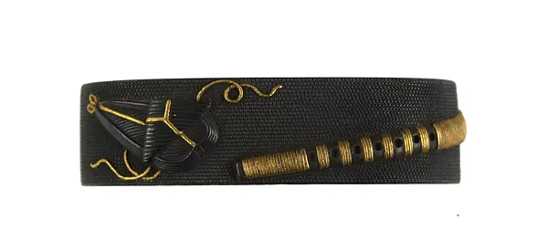 Fuchi with Flute and Hat