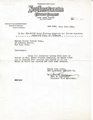 Letters Received, June 25, 1932