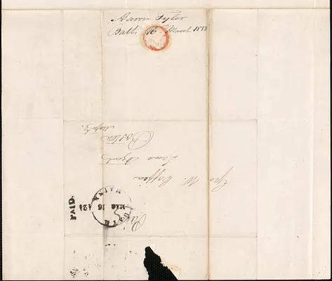 Aaron Tyler to George Coffin, 14 March 1833
