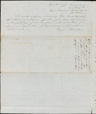George Coffin and Levi Bradley to Daniel Webster, 3 June 1842
