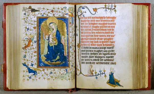 Leaf from Book of Hours of Daniel Rym and Elisabeth van Munte