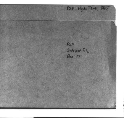 Hyde Park, July - December 1942
