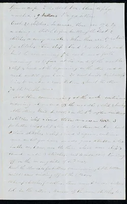 Incomplete letters, without dates or signatures