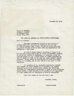 Letters Sent to E.A. Markley, December 31, 1935