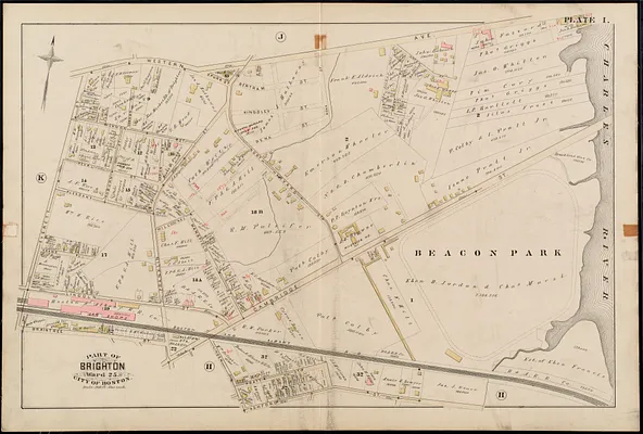 Atlas of the city of Boston : Charlestown and Brighton
