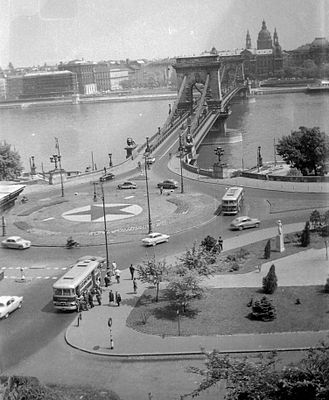 Clark Ádám tér and Széchenyi Lánchíd, Budapest