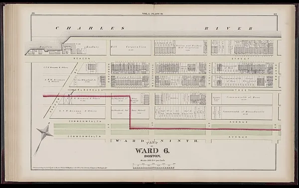 Atlas of the county of Suffolk, Massachusetts : vol. 1st including Boston proper : from actual surveys and official records