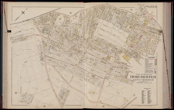 Atlas of Dorchester, West Roxbury and Brighton, city of Boston