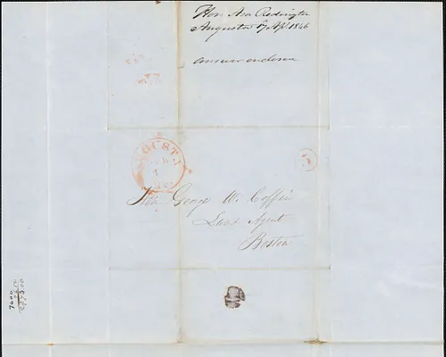 Judge Asa Redington to George Coffin, 17 April 1846