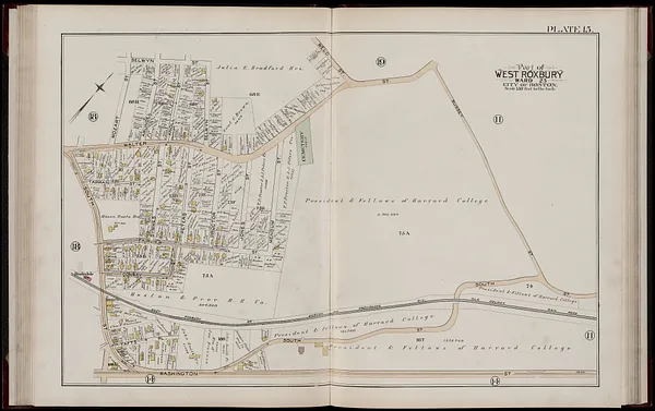 Atlas of the city of Boston, West Roxbury, Mass., volume six : from actual surveys and official plans