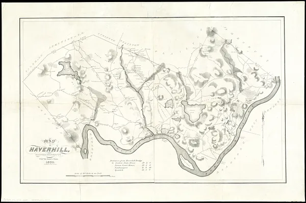 Map of Haverhill, Massachusetts